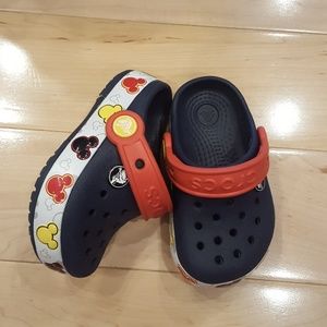 Light up Mickey Mouse Crocs